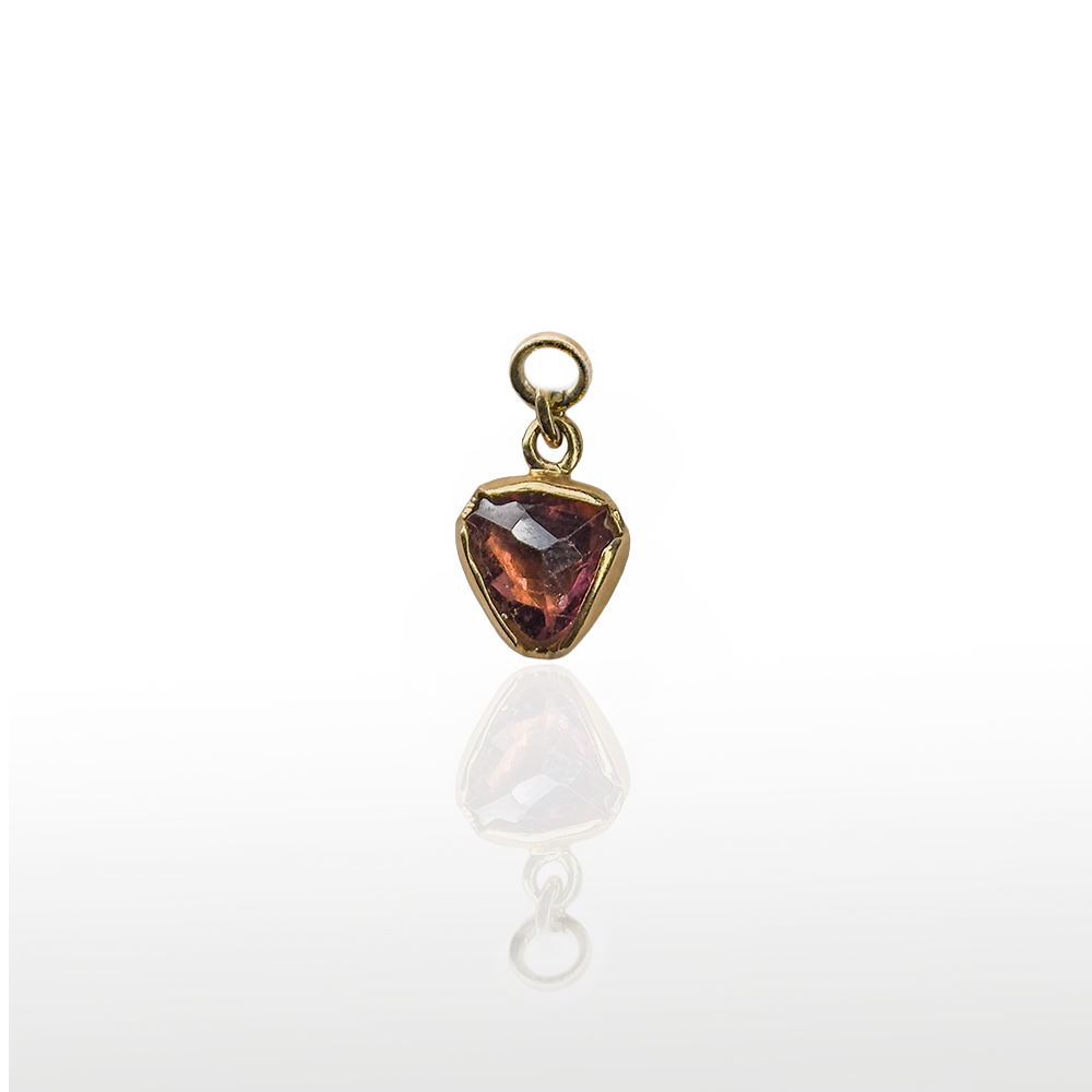 Image of Charm Trillion Cut Turmalina Rosa S