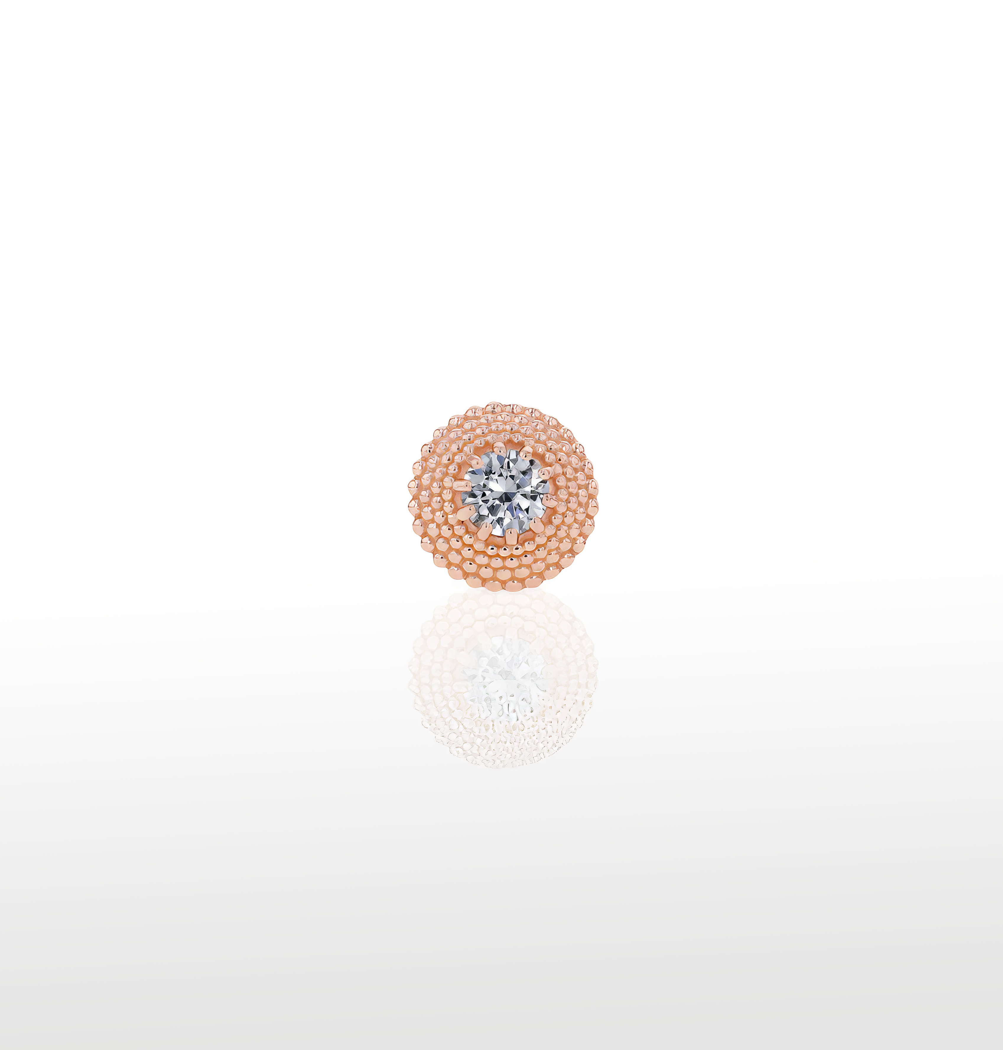 Image of Hera End Gem 3.5Mm Rose Gold