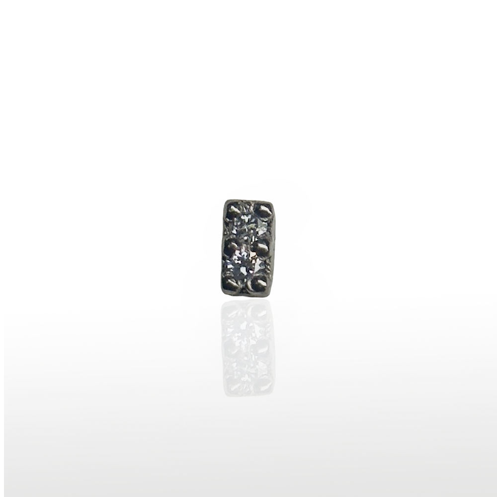 Image of Installation 2 Prong White Gold - Diamond
