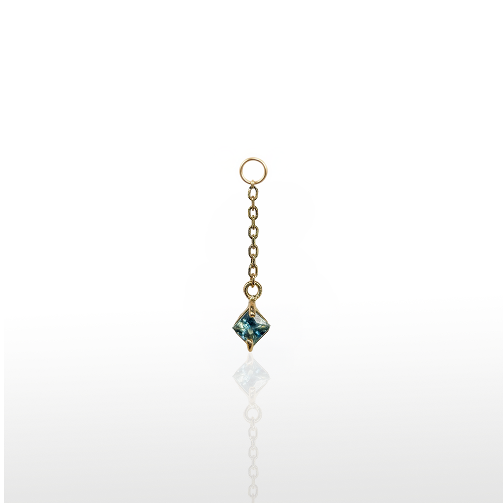Image of Charm Pc Zafiro + Cadena