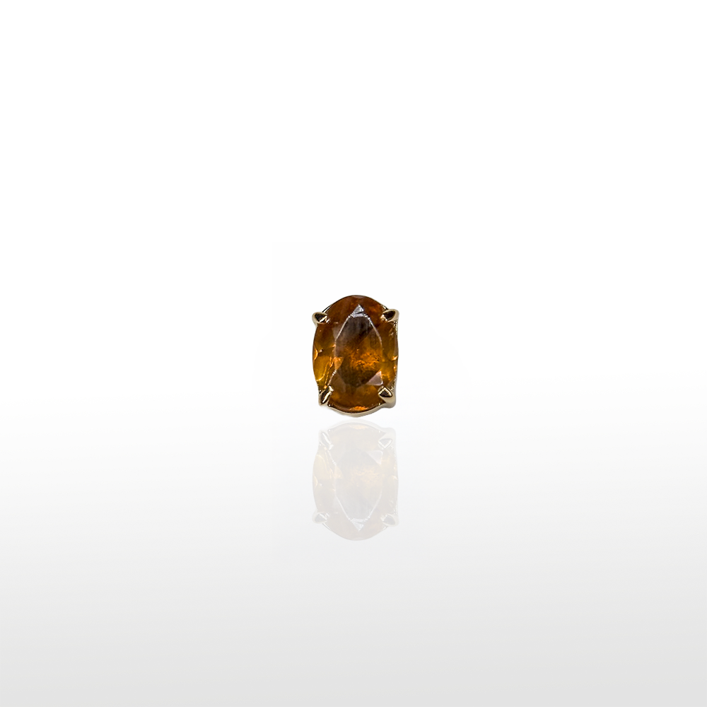 Image of Oval Citrino Prong