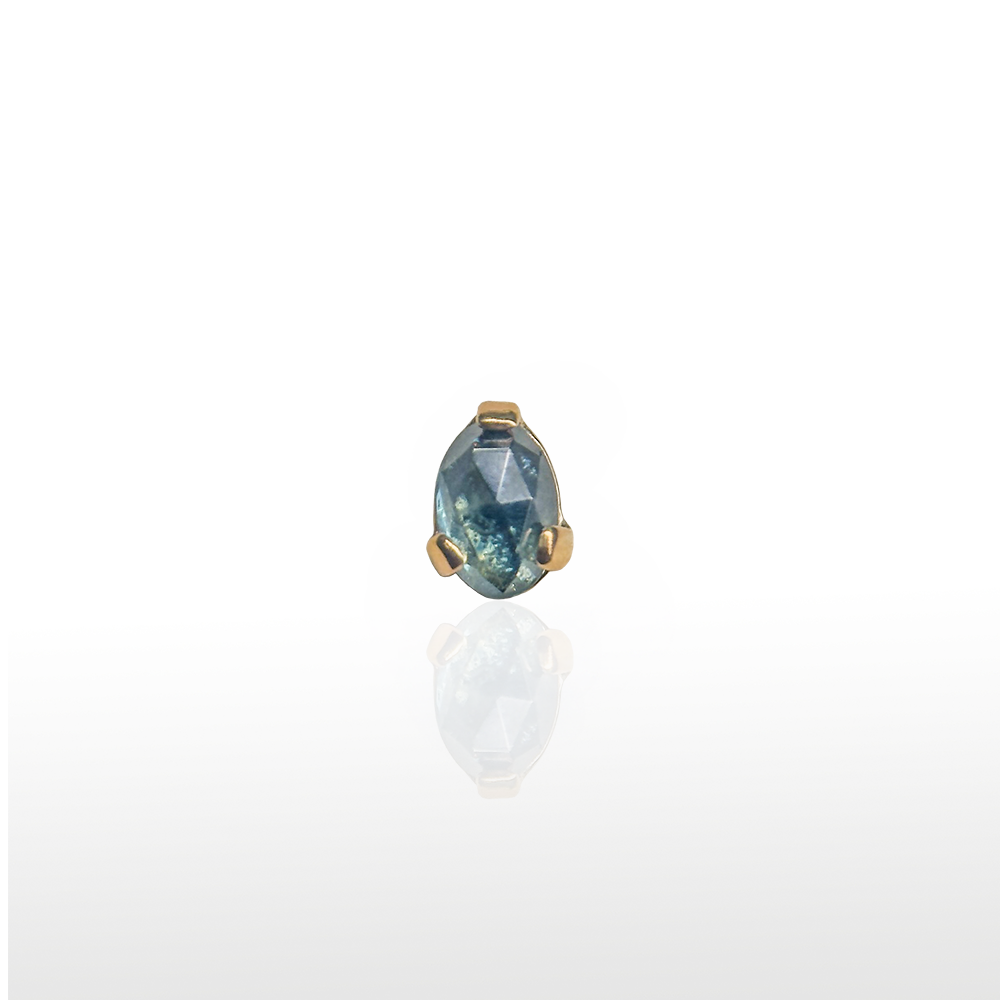 Image of Prong Set Oval  6mm - Zafiro