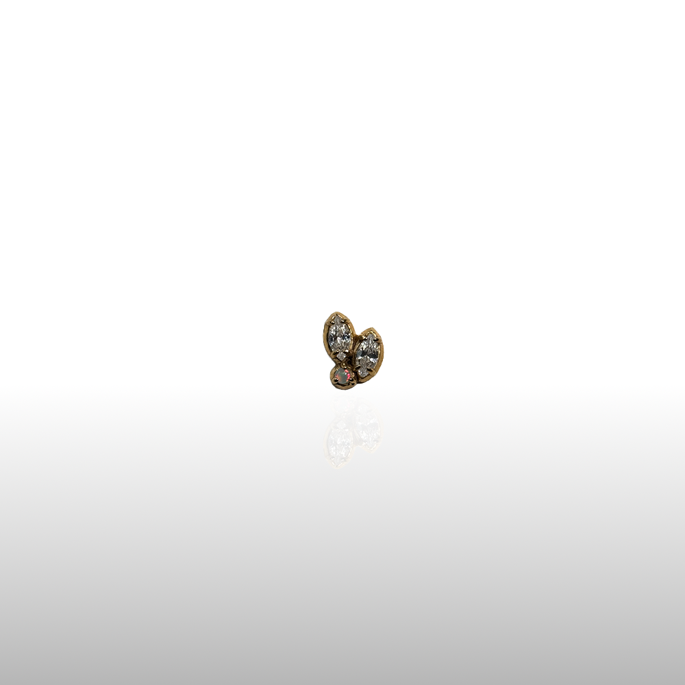 Image of 2 Marquise Cz Opal S096