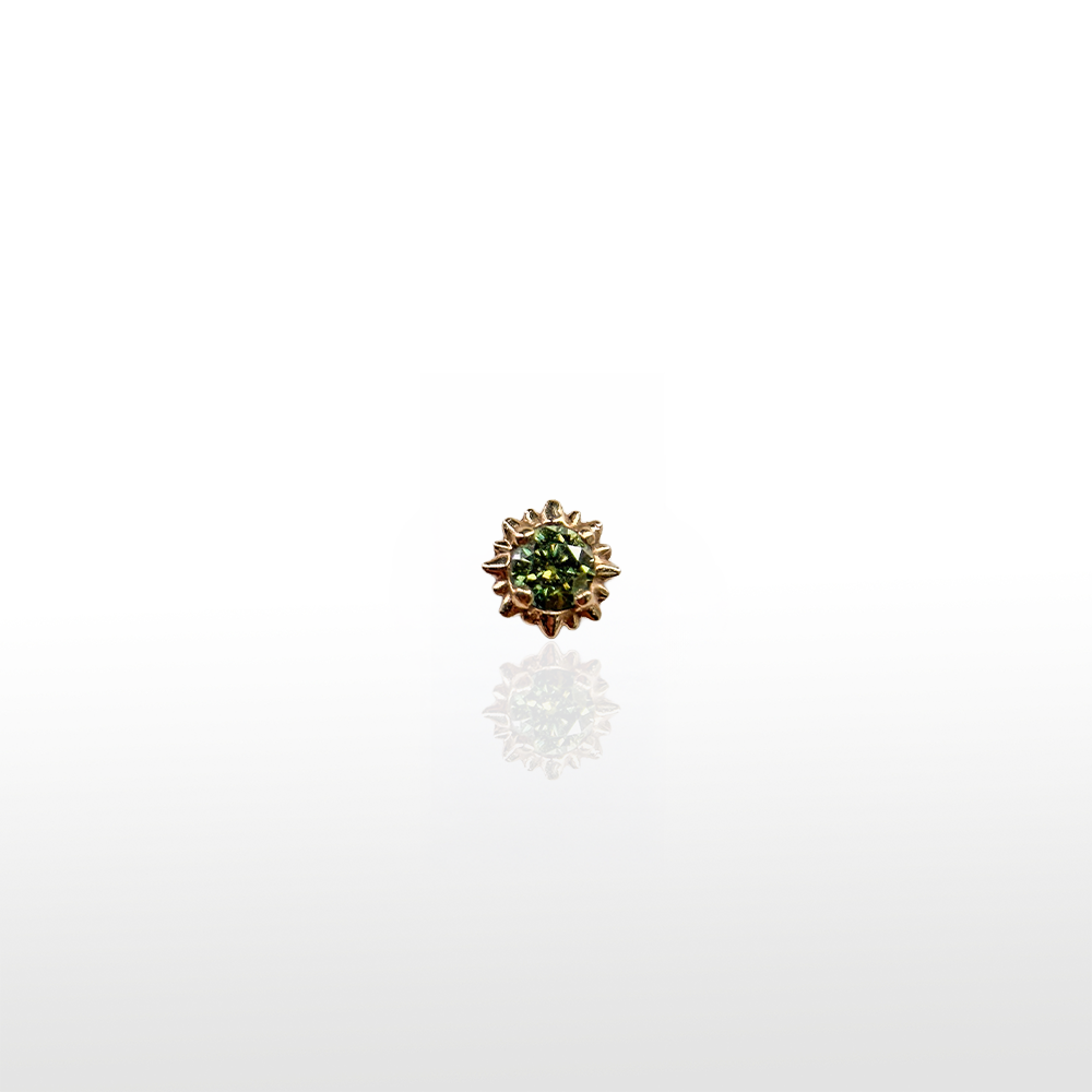 Image of Sol Tiny Green Moissanita